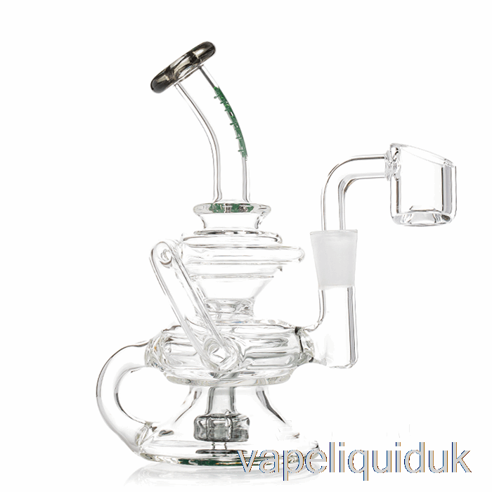 Ooze Rip Tide Mini Recycler Dab Rig Sea Sand Amber (Clear / Amber) Vape Liquid